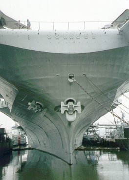 Bow of the USS Intrepid