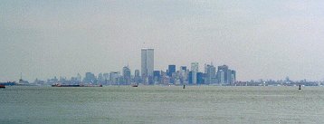 Manhattan Island Looms in the Distance