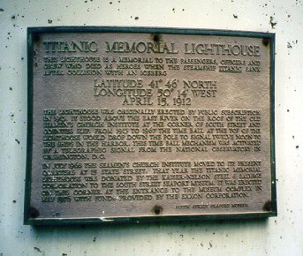 Lighthouse Plaque